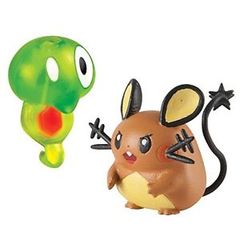 TOMY Pokemon - Zygarde Core vs Dedenne